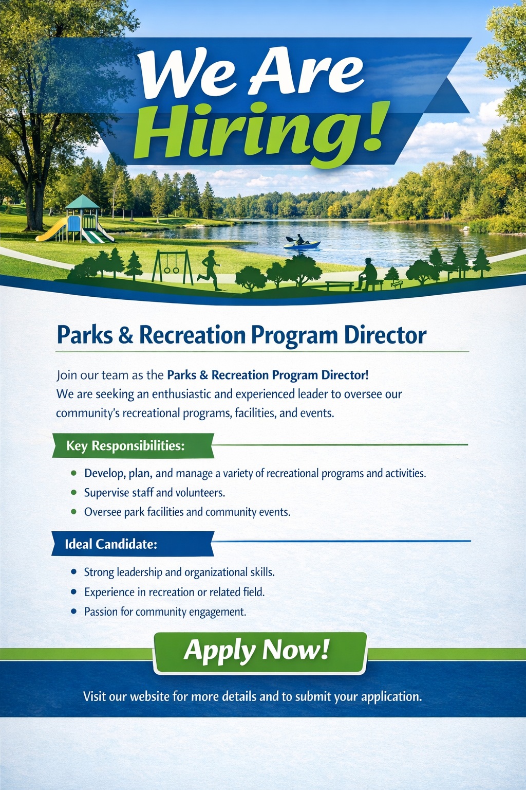 Job Description - Parks and Recreation Program Director